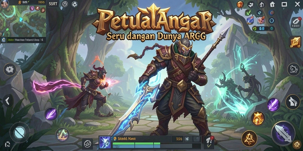 Tangkapan layar menunjukkan aksi mendebarkan dalam pertarungan ARPG.