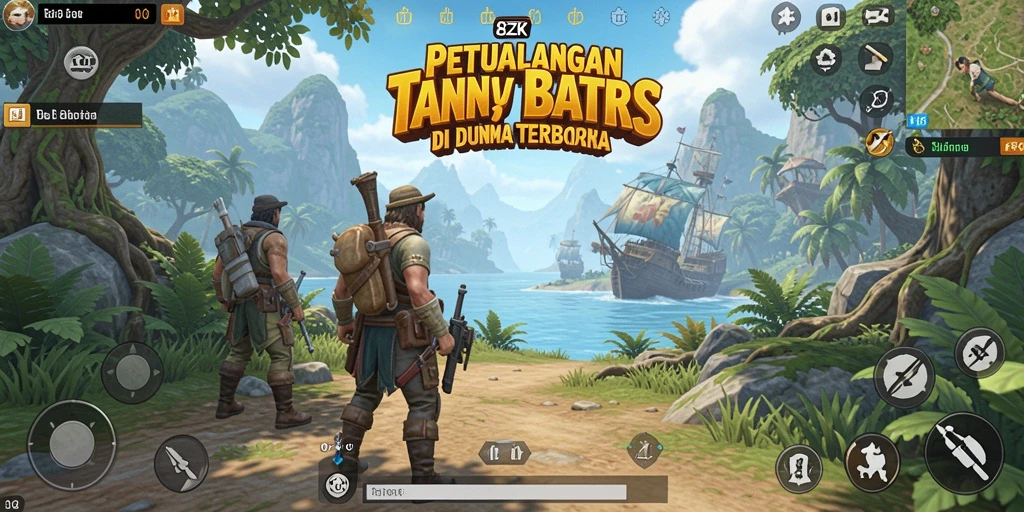 Gameplay mengesankan di dunia terbuka 8ZK dengan grafis menawan.