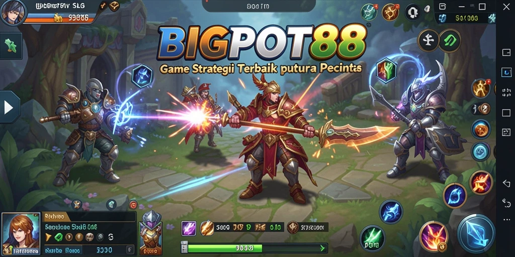 Tampilan menarik dari gameplay BIGPOT88 yang menawan.