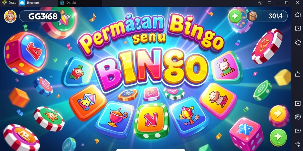 Tampilan screenshot utama GG368 menunjukkan keseruan permainan Bingo.