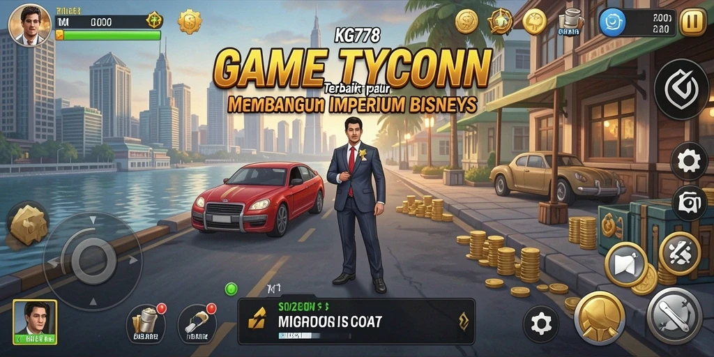 Tampilan gameplay KG778 yang seru dan menantang untuk membangun bisnis.