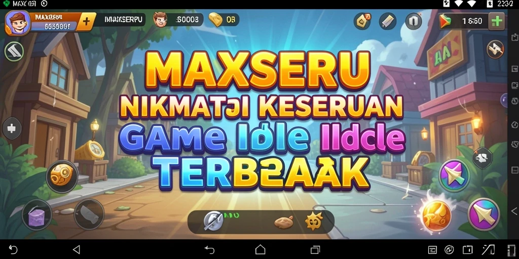 Tampilan gameplay MAXSERU yang mengasyikkan dan interaktif.