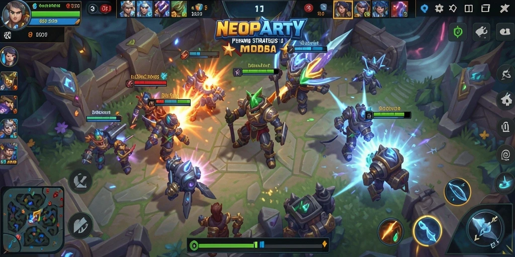 Tangkapan layar menarik dari gameplay NEOPARTY yang penuh aksi.