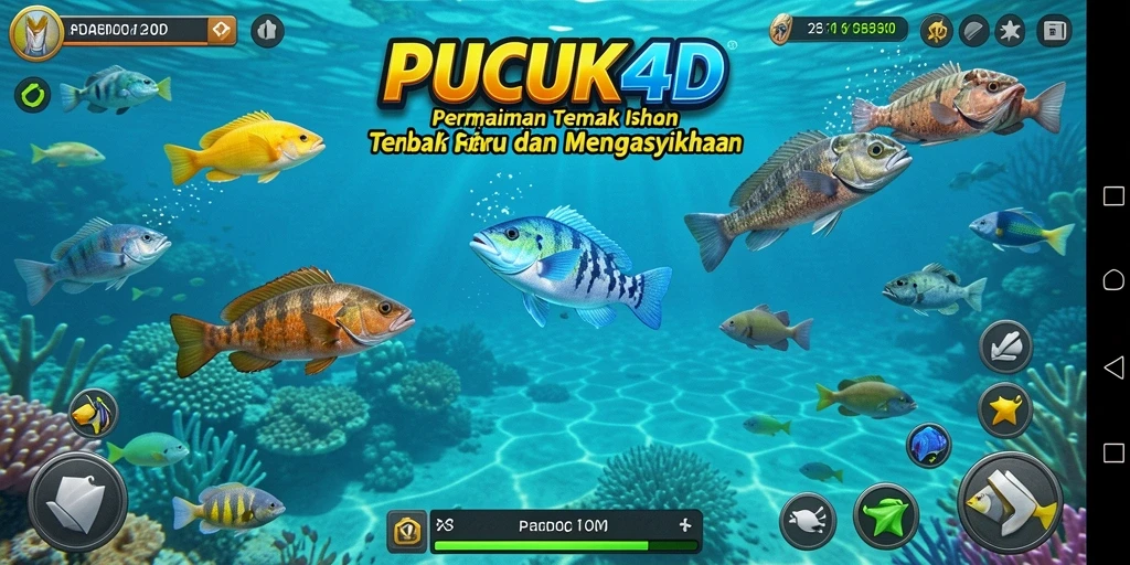 Tampilan gameplay seru dalam PUCUK4D yang penuh aksi Tembak Ikan.