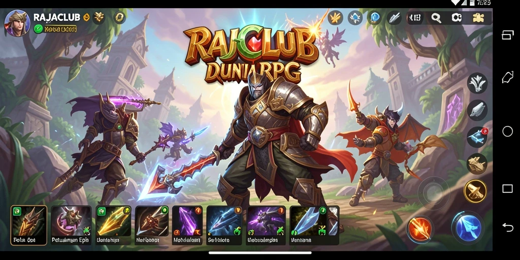 Menampilkan gameplay epik dari RAJACLUB dengan aksi seru.