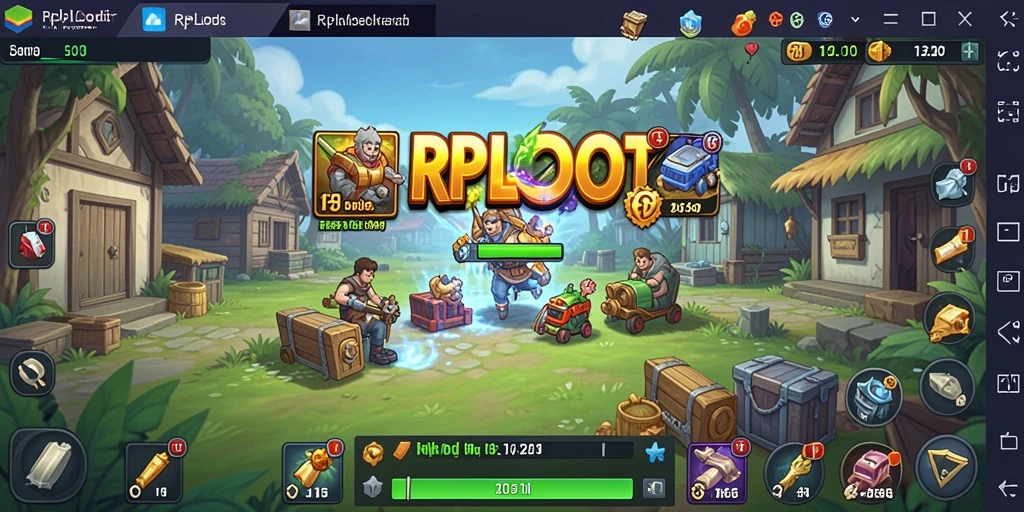 Tampilan gameplay RPLOOT yang menarik dan menantang.