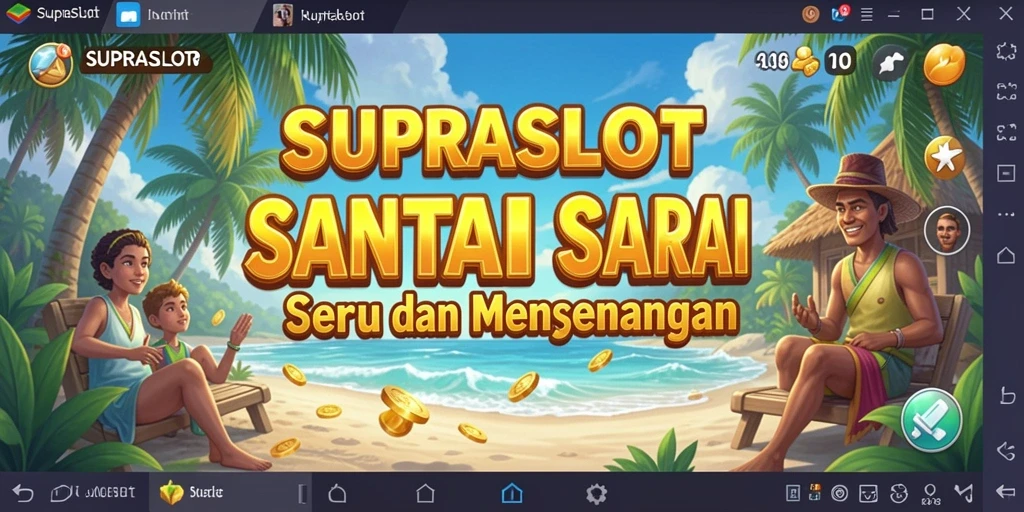 Screenshot menunjukkan gameplay menarik SUPRASLOT yang menghibur.