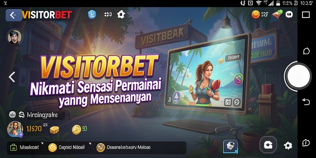 Screenshot gameplay <strong>VISITORBET</strong> yang menarik dan menyenangkan.